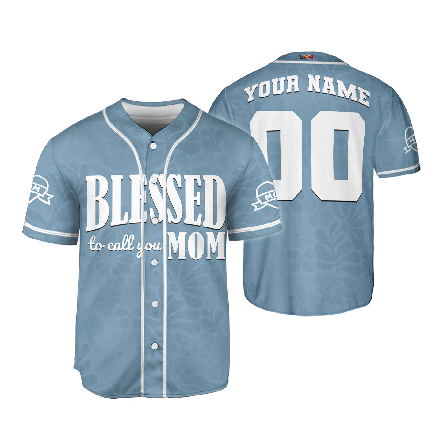 Custom Blessed to call you Mom Baseball Jersey