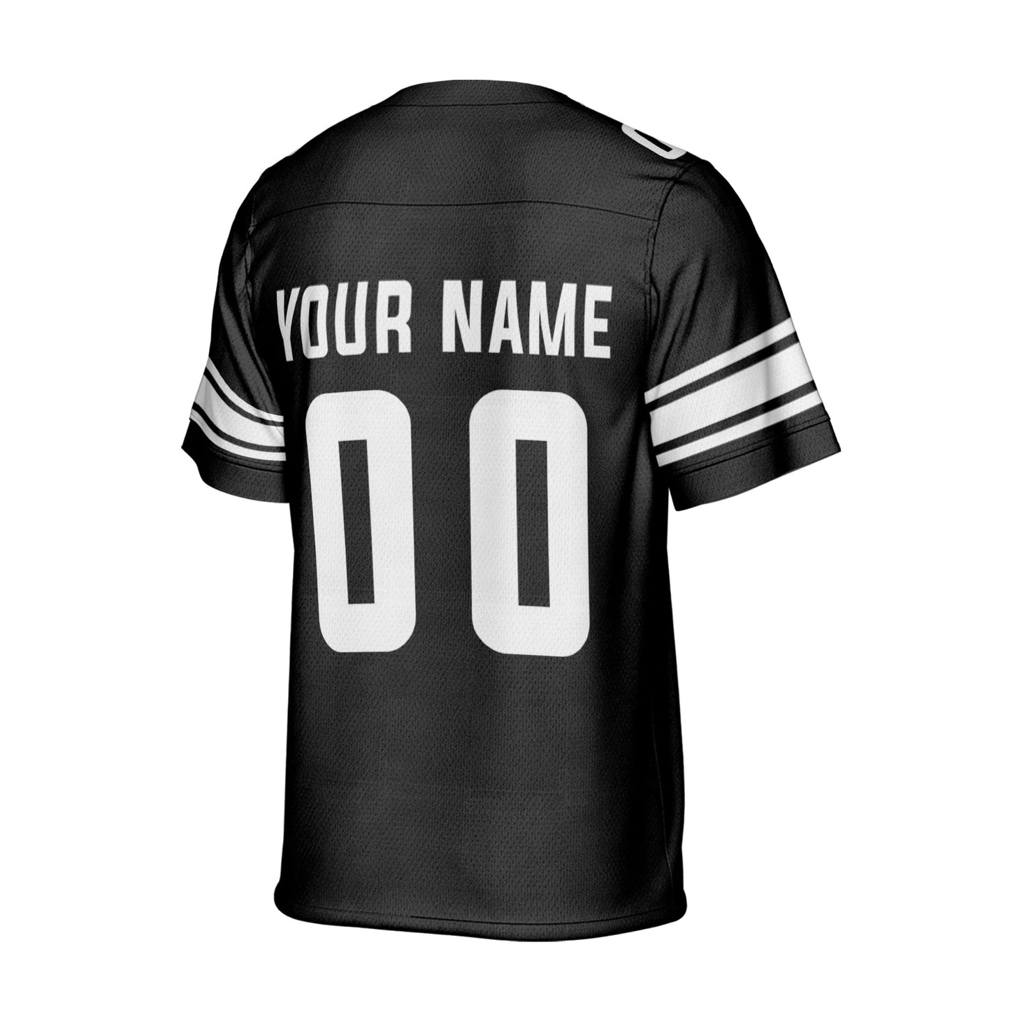Personalized Team Name Cool Style Black Football Jersey
