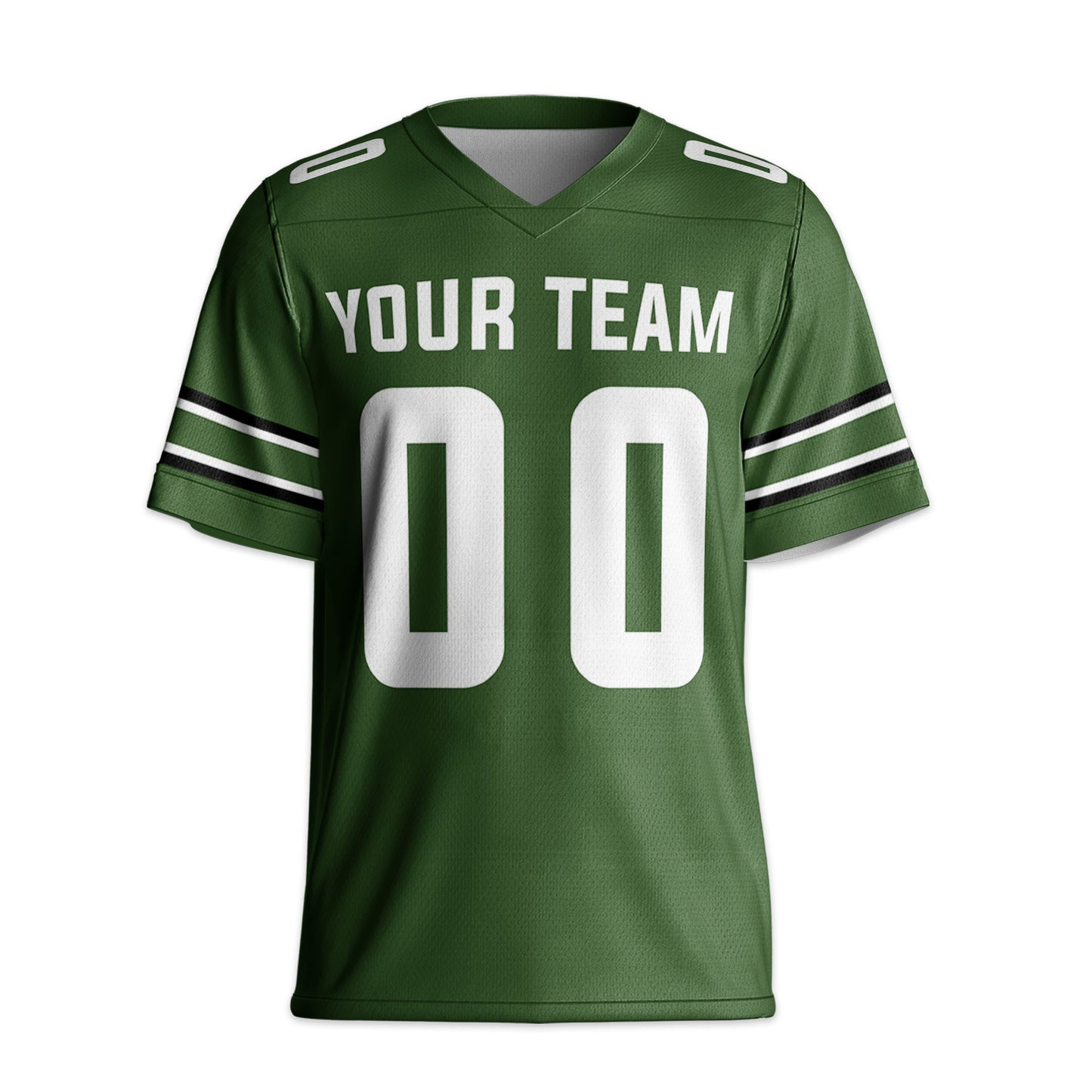 Personalized Team Name Cool Style Dark Green Football Jersey