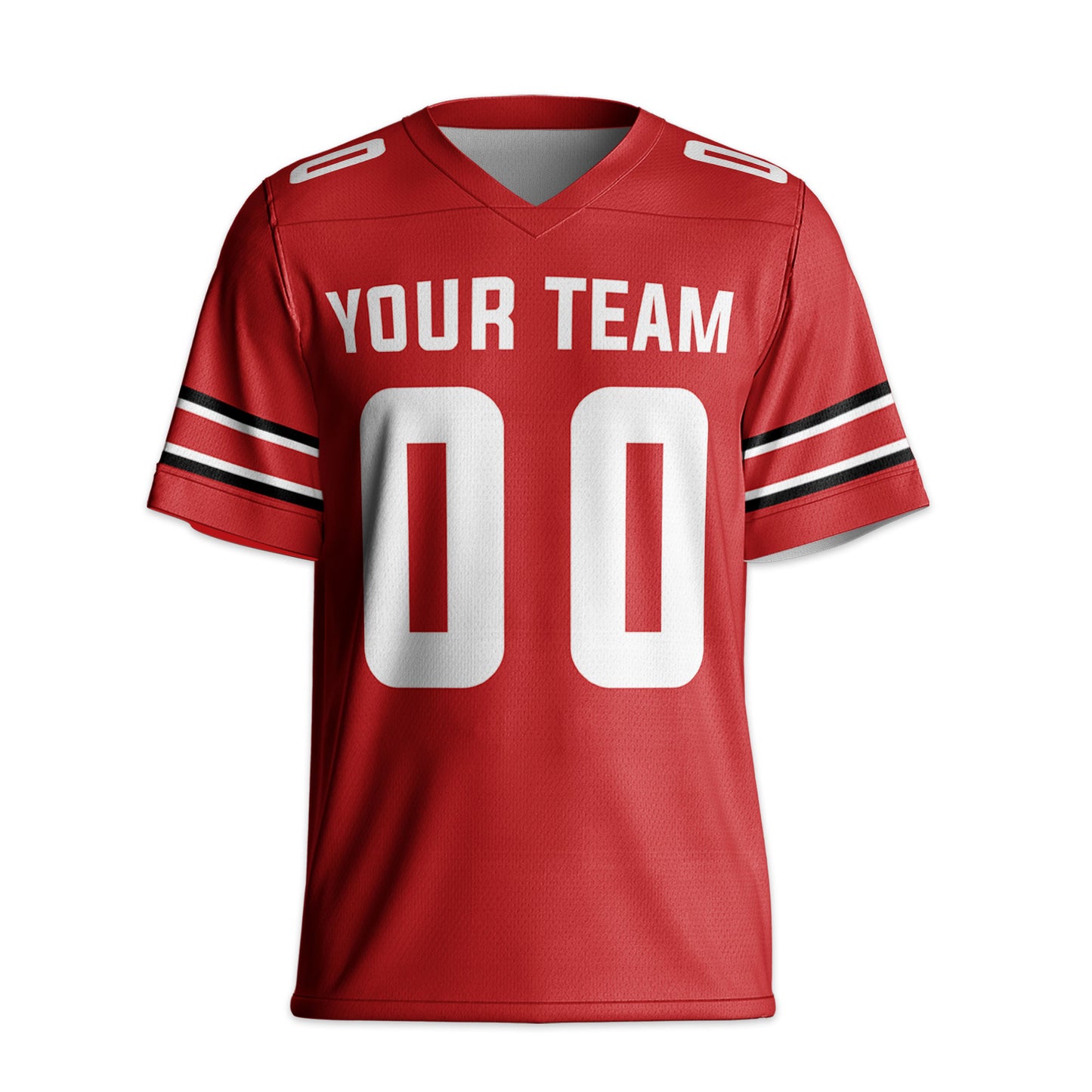 Personalized Team Name Cool Style Red Football Jersey