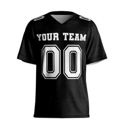Personalized Team Name Make Your Own Style Black Football Jersey