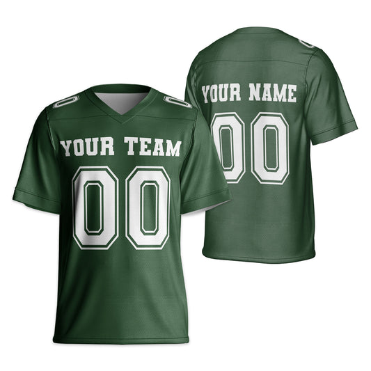 Personalized Team Name Make Your Own Style Forest Green Football Jersey