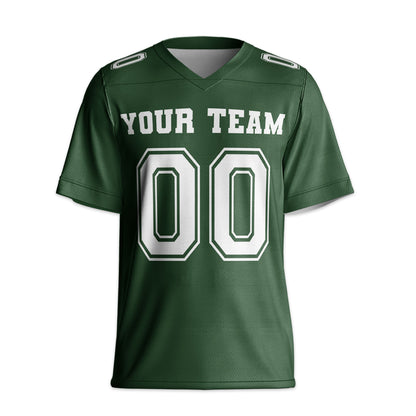 Personalized Team Name Make Your Own Style Forest Green Football Jersey