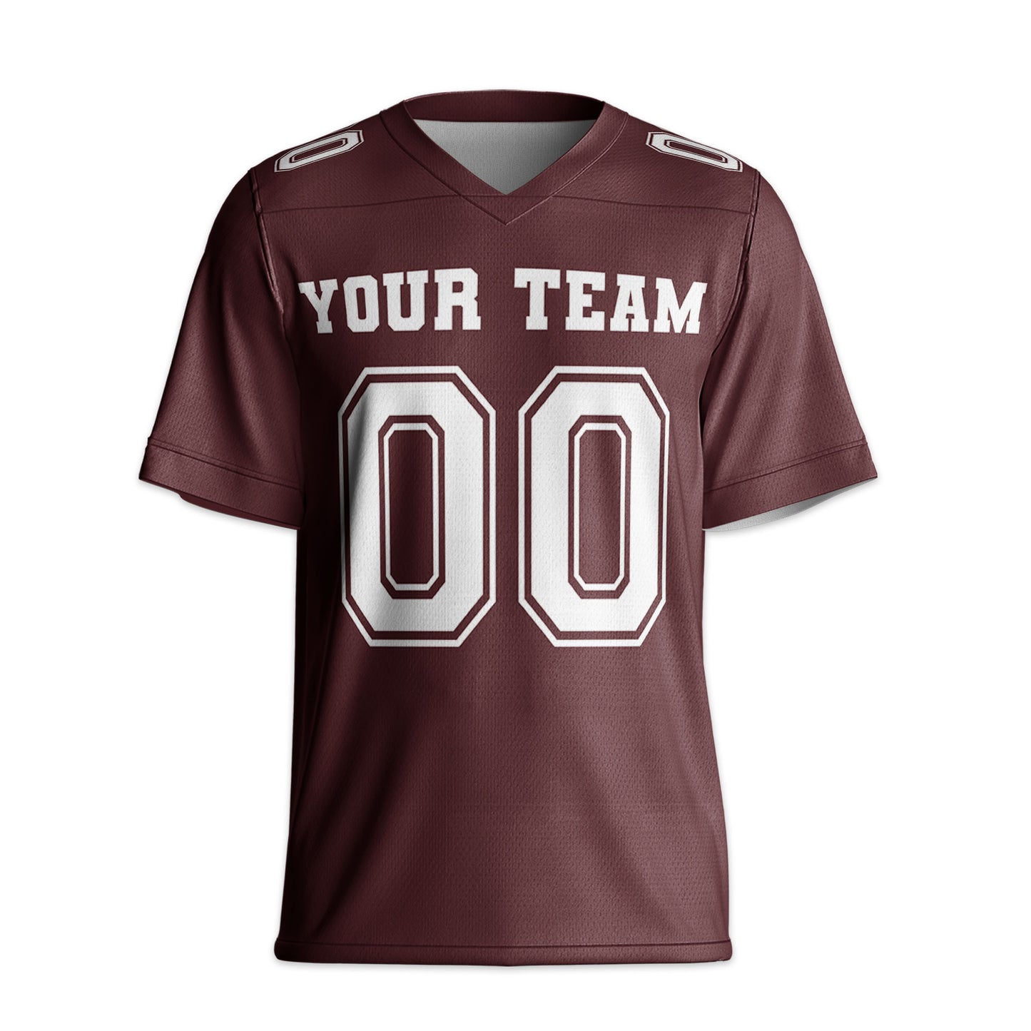 Personalized Team Name Make Your Own Style Maroon Football Jersey