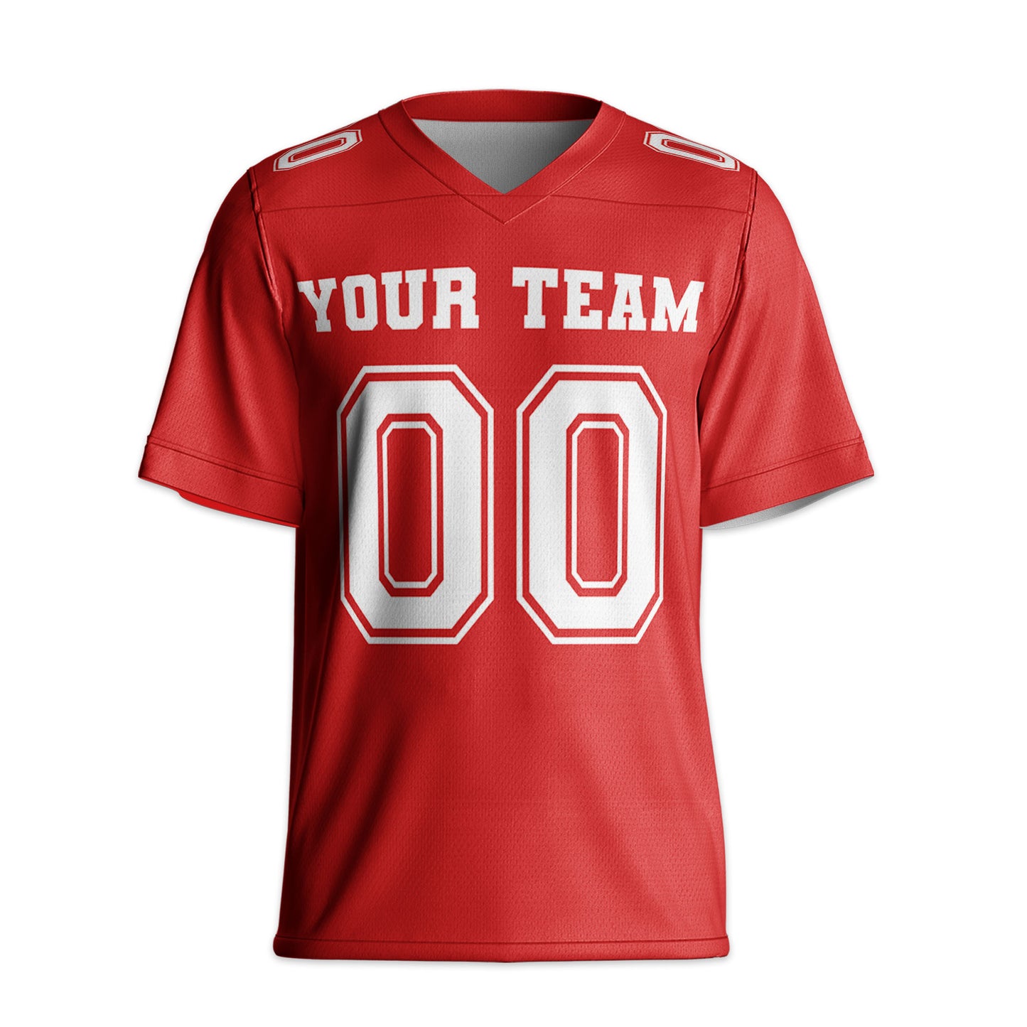 Personalized Team Name Make Your Own Style Red Football Jersey