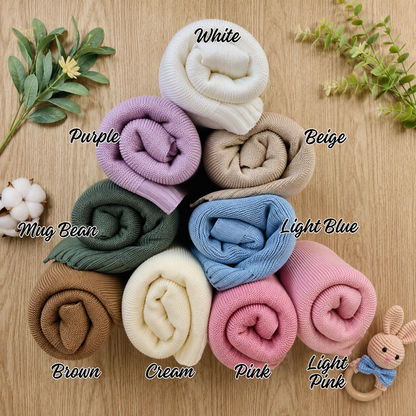 Personalize Embroidered Floral Baby Blanket