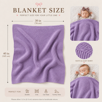 Personalized Teddy Bear Embroidered Baby Blanket