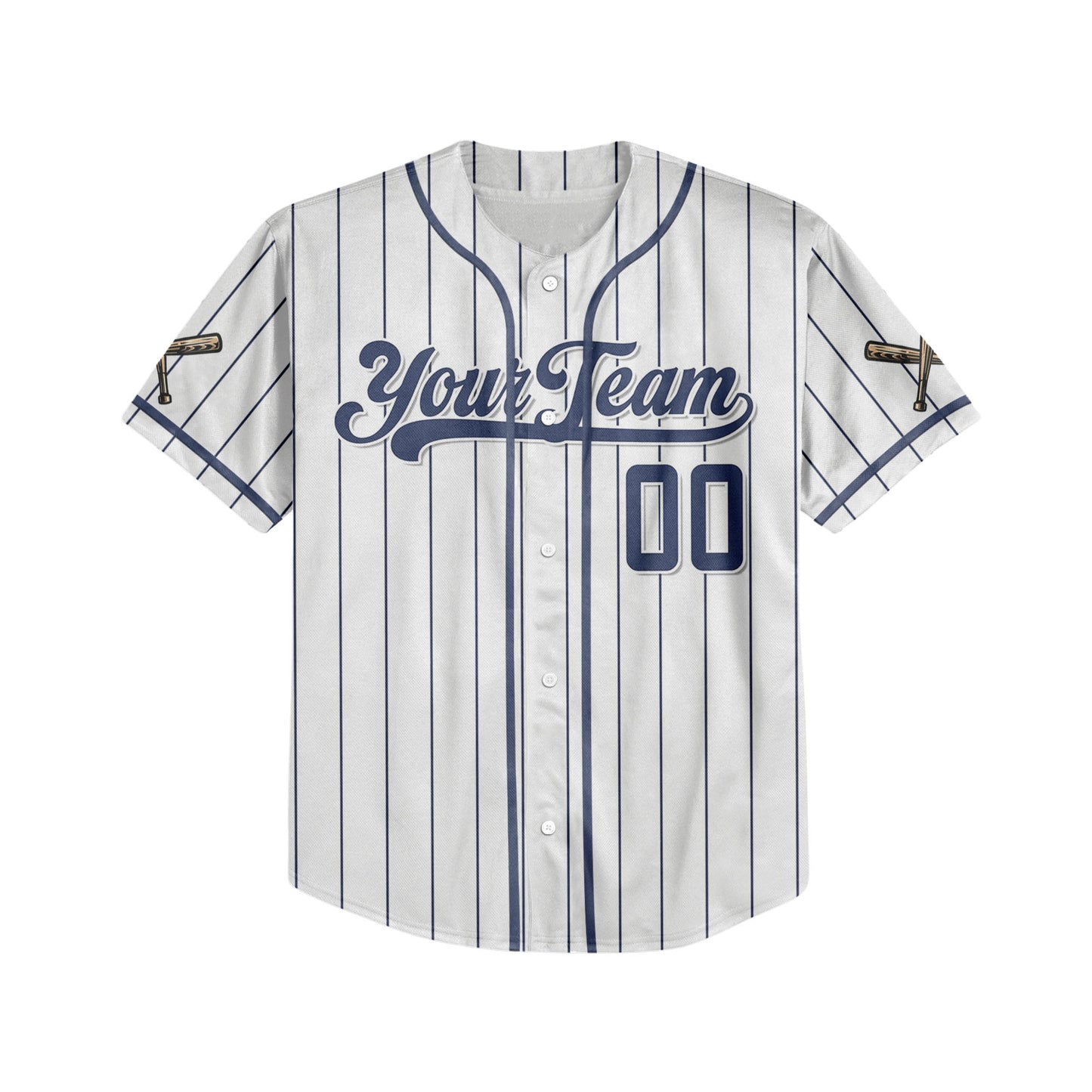 Custom Baseball Jersey with Your Face Amazing Basic Navy