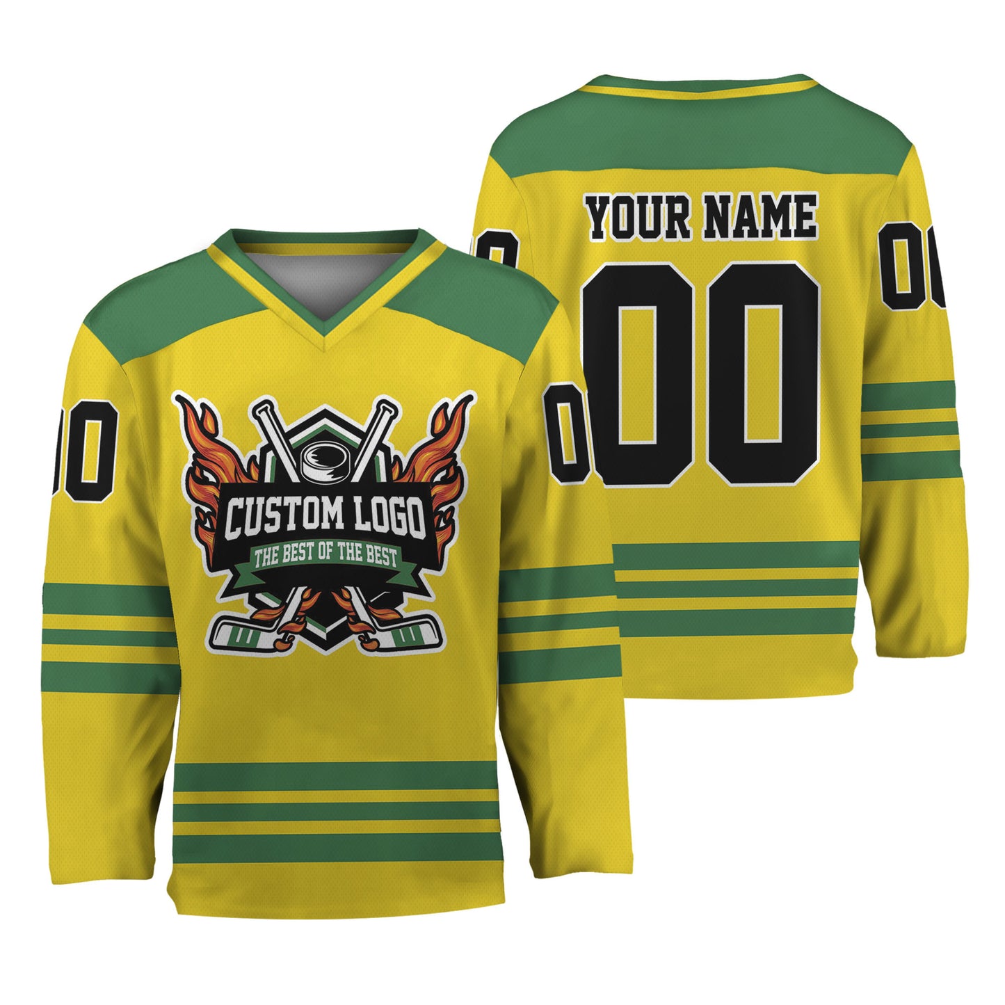 Custom Basic National Color Hockey Jersey Bel