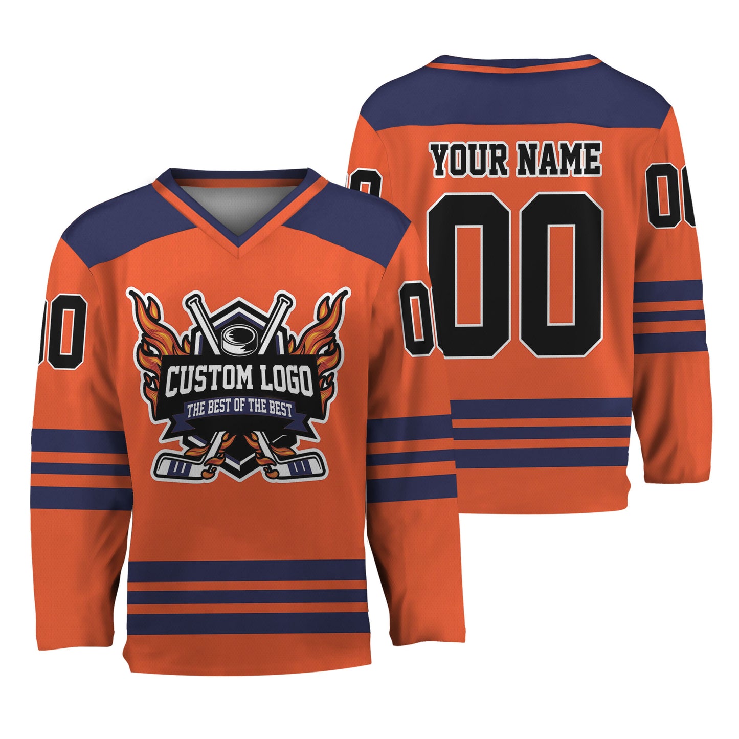 Custom Basic National Color Hockey Jersey Net