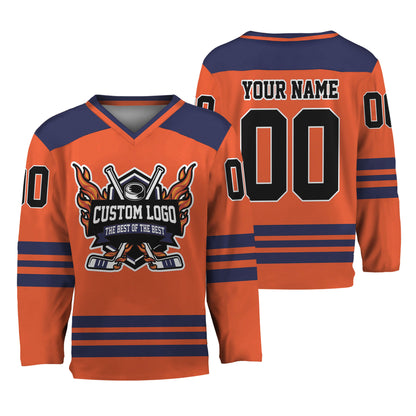 Custom Basic National Color Hockey Jersey Net