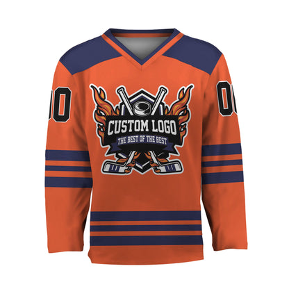 Custom Basic National Color Hockey Jersey Net