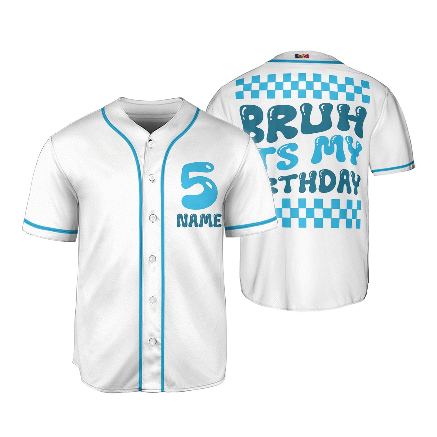 Custom My Birthday Bruh Baseball Jersey