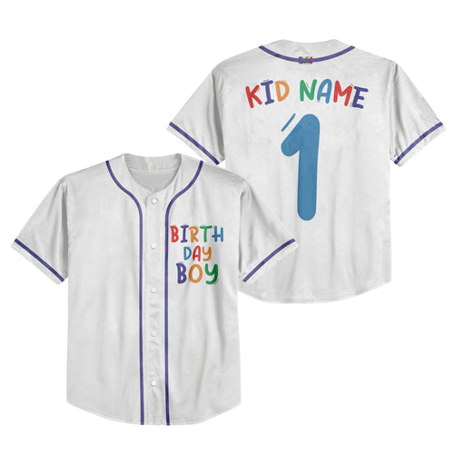 Custom Birthday Boy Baseball Jersey