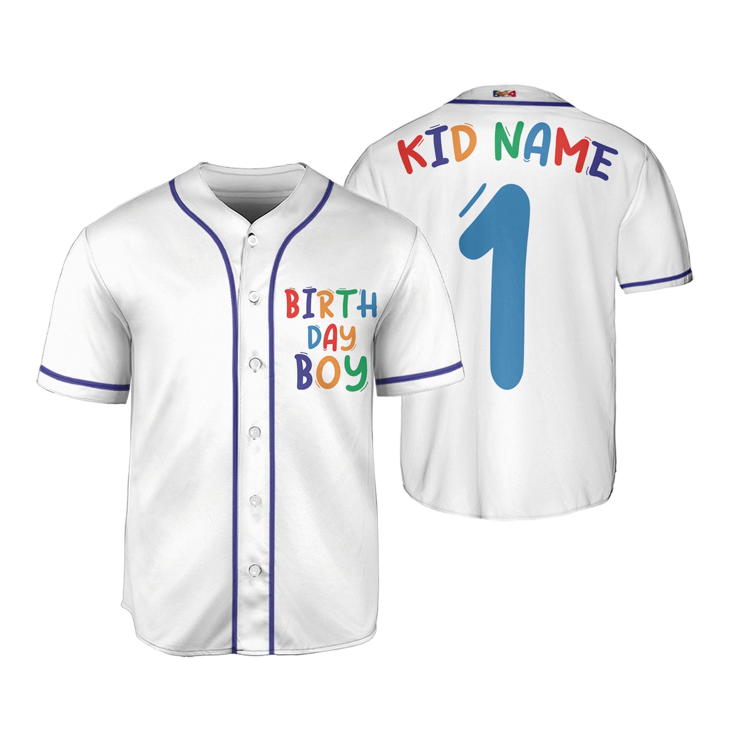 Custom Birthday Boy Baseball Jersey