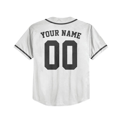 Custom Bride White Baseball Jersey