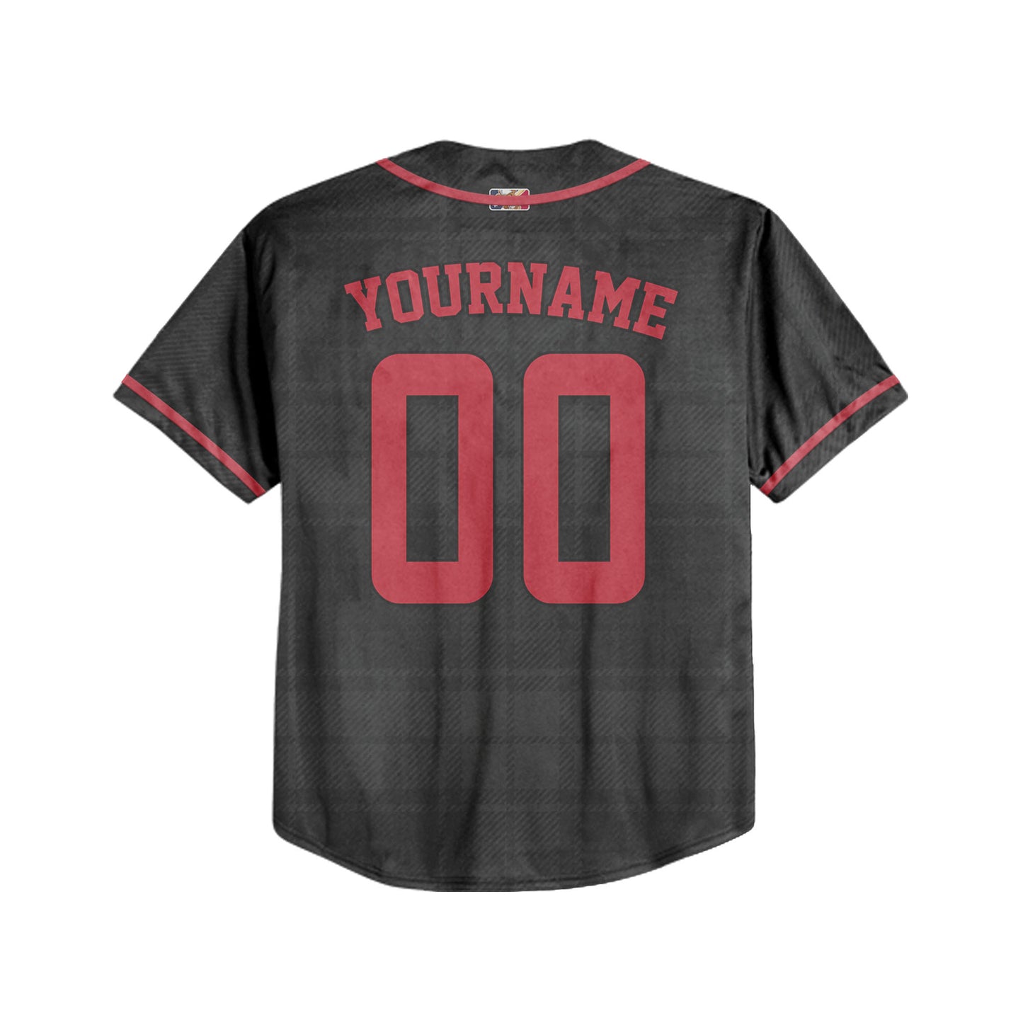 Custom Christmas Holiday Gift Box Black Baseball Jersey