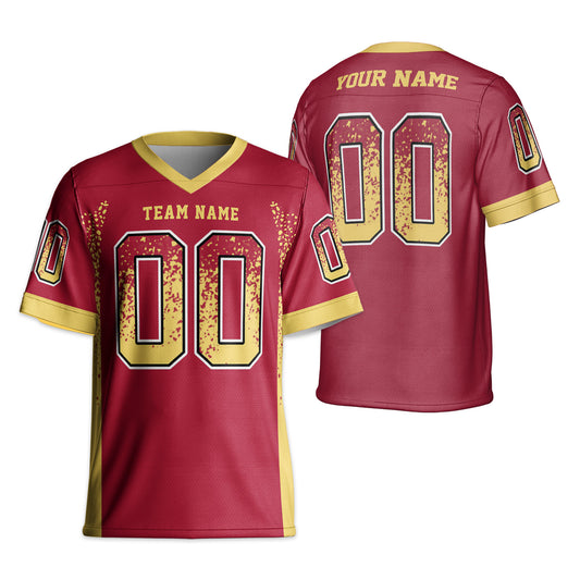 Custom Fashion Nation Basic Color Football Jersey Bel Football Jersey