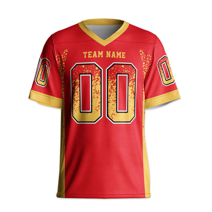 Custom Fashion Nation Basic Color Football Jersey Spa