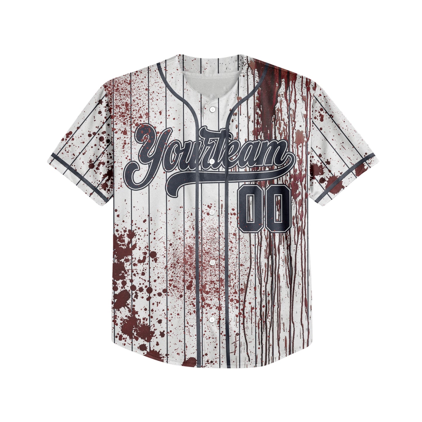 Custom Halloween Basic Navy Baseball Zombies Cosplay