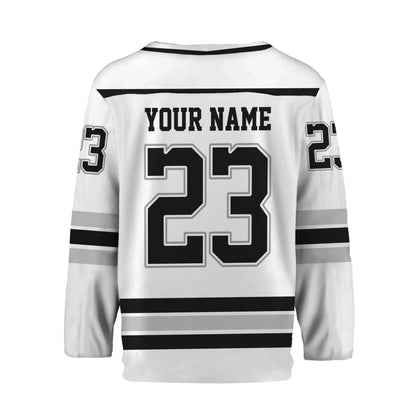 Custom Hockey Groom and Bride BR Jersey