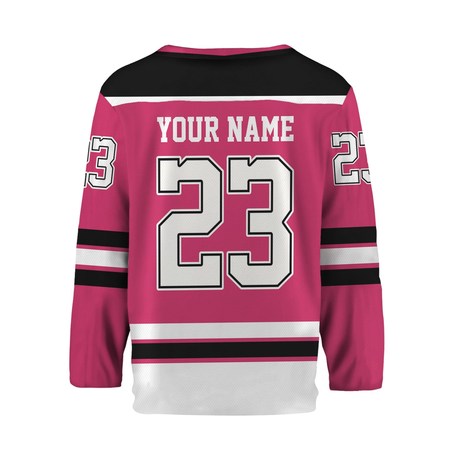 Custom Together since Style Pink Hockey Jersey