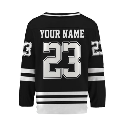 Custom Together since Black Hockey Jersey