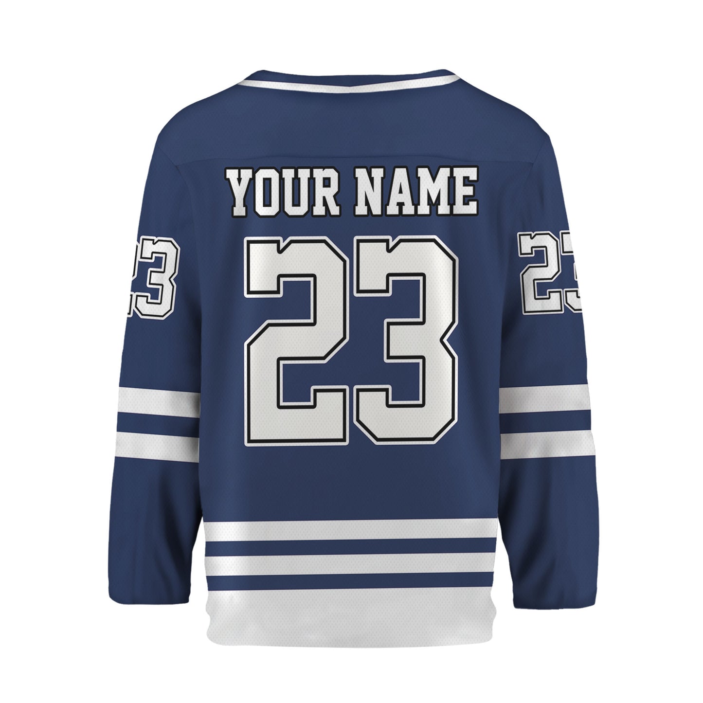 Custom Together since Navy Hockey Jersey