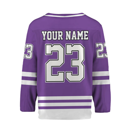 Custom Together since Purple Hockey Jersey
