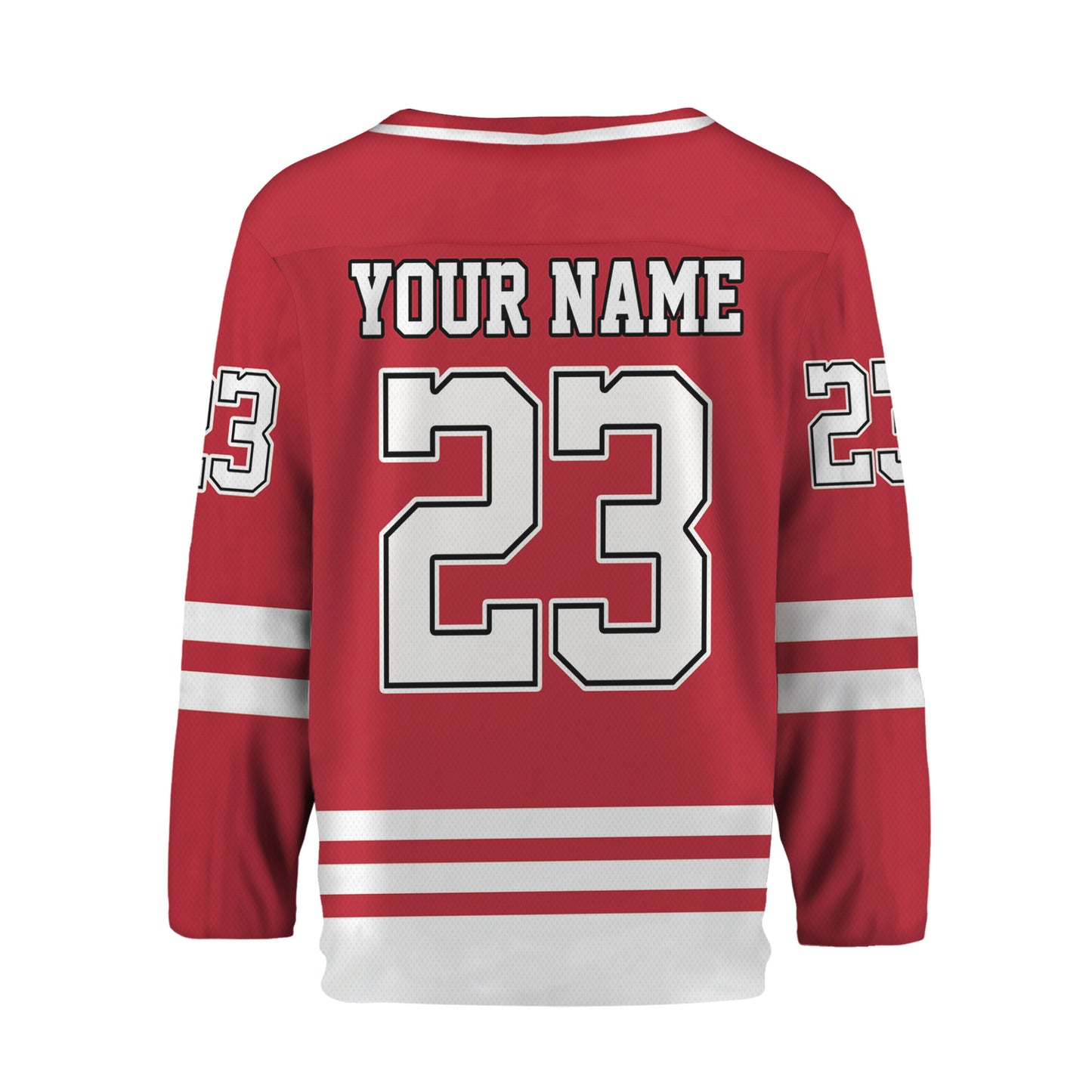 Custom Together since Red Hockey Jersey