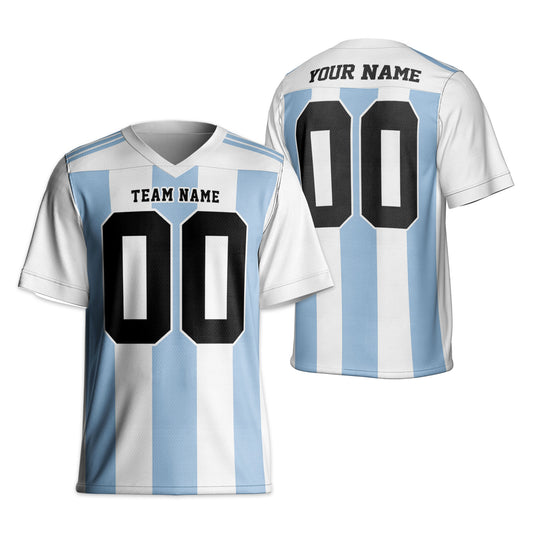 Custom National Uniform Kit Football Jersey Arg Football Jersey