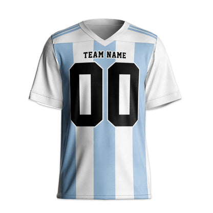 Custom National Uniform Kit Football Jersey Arg Football Jersey
