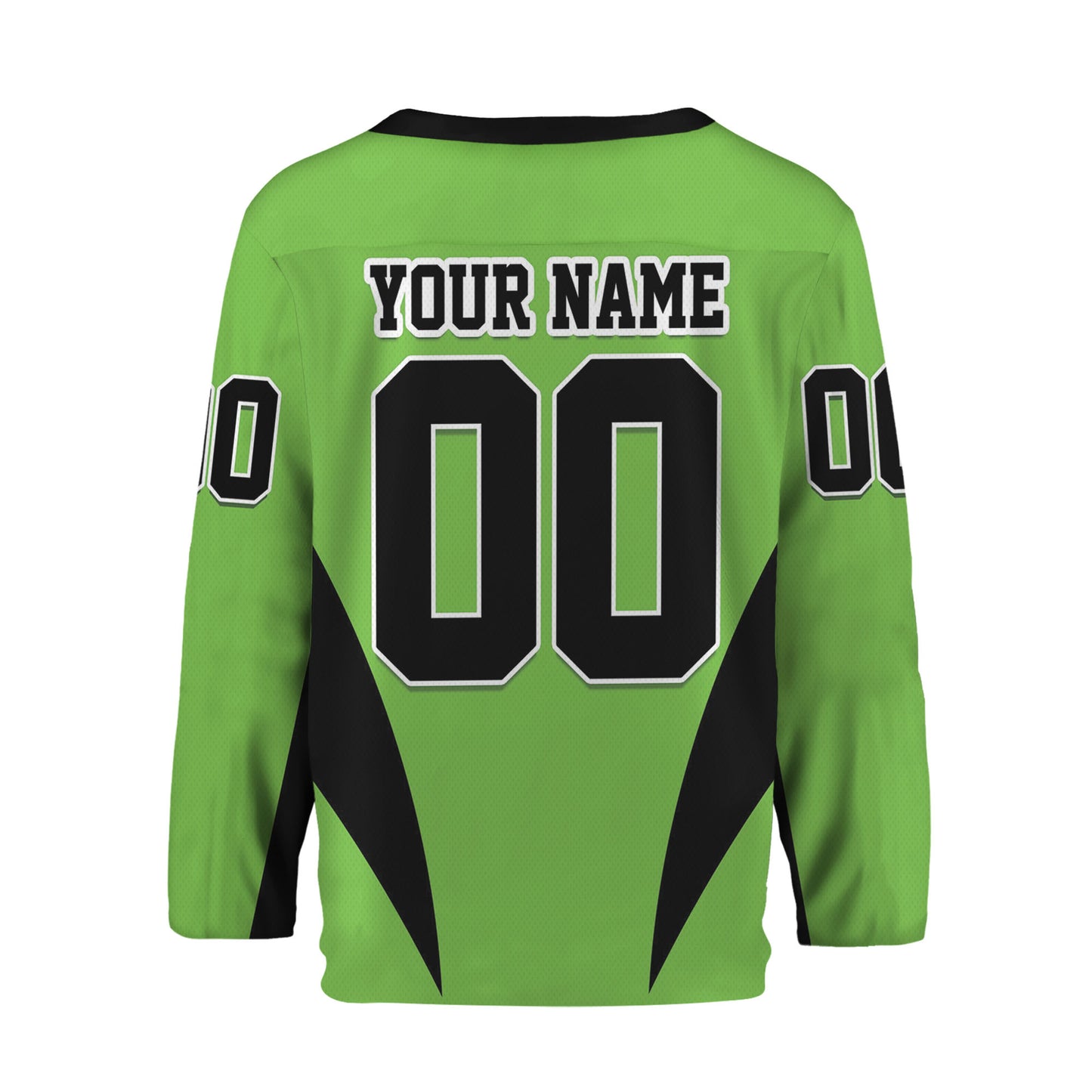Custom Team Name Basic Hockey Jersey Green