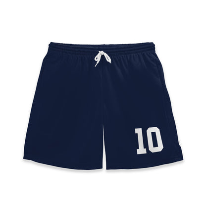Custom Team Navy and Pink Pattern Soccer Jersey