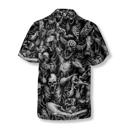 Demons Occultum Skull Hawaiian Shirt