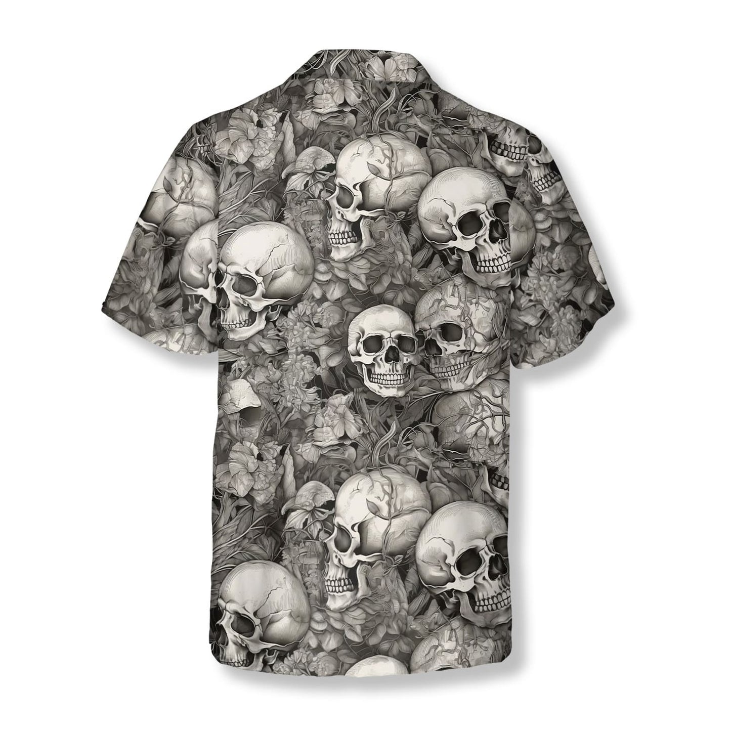 Detailed And Intricate Skull Hawaiian Shirt