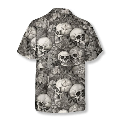 Detailed And Intricate Skull Hawaiian Shirt