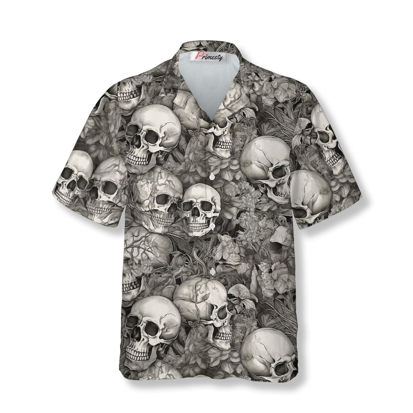 Detailed And Intricate Skull Hawaiian Shirt