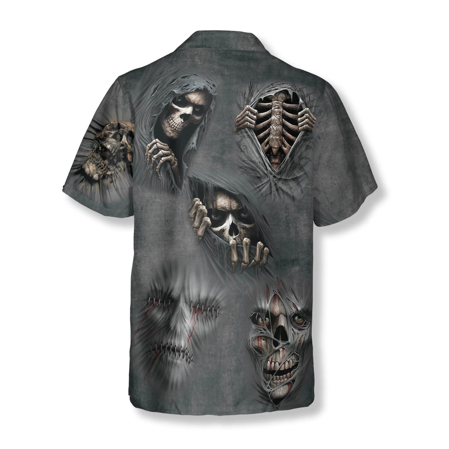 Devil Devour Skull Hawaiian Shirt