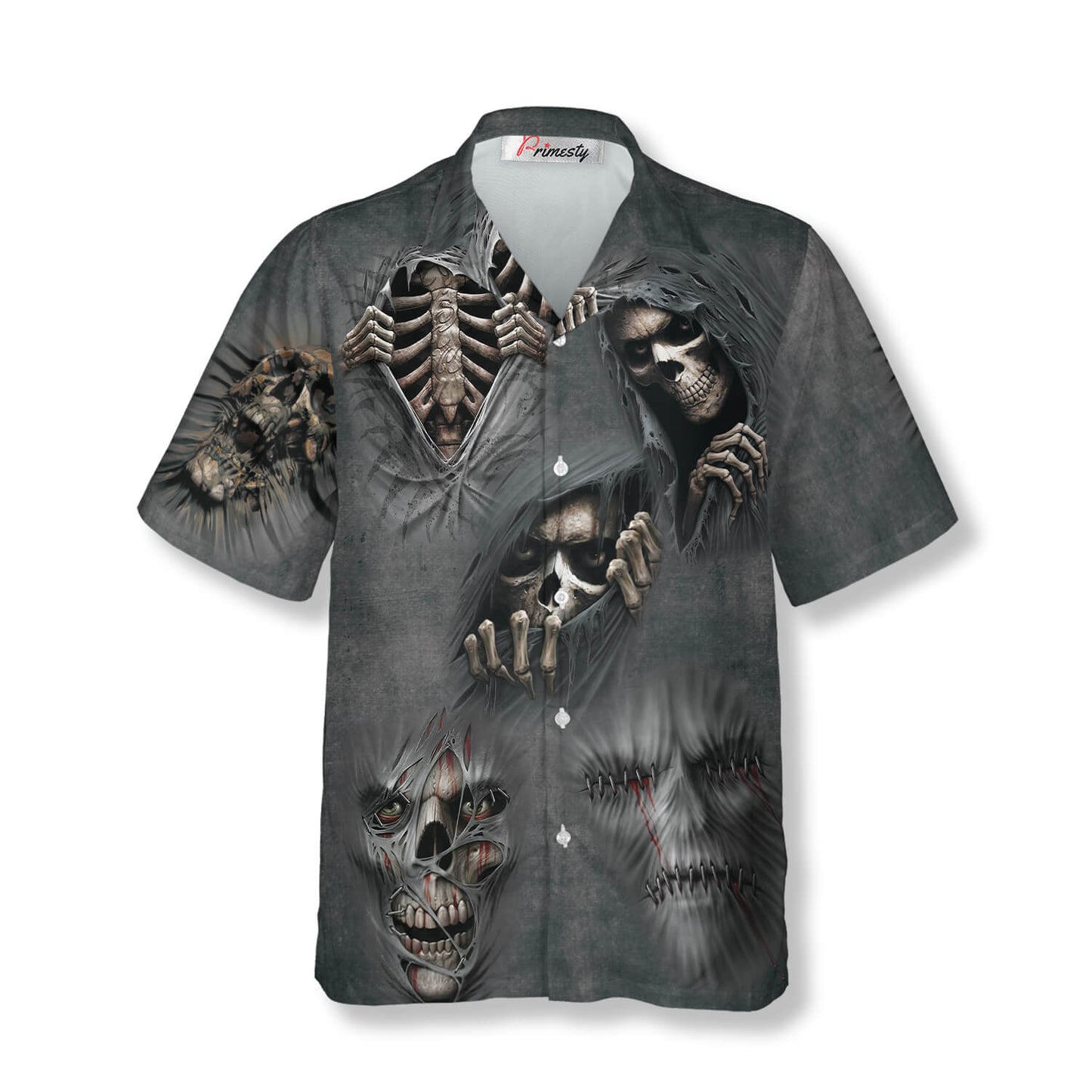 Devil Devour Skull Hawaiian Shirt