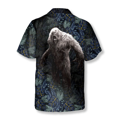 Forest Monster Bigfoot Hawaiian Shirts For Men