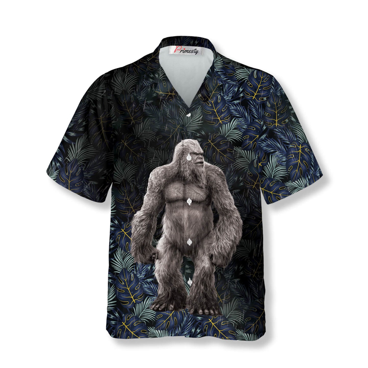 Forest Monster Bigfoot Hawaiian Shirts For Men