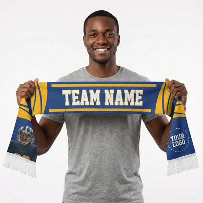 Custom Player and Team Football Scarf