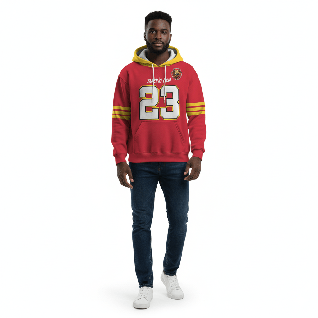Custom All Color Football Team Hoodie