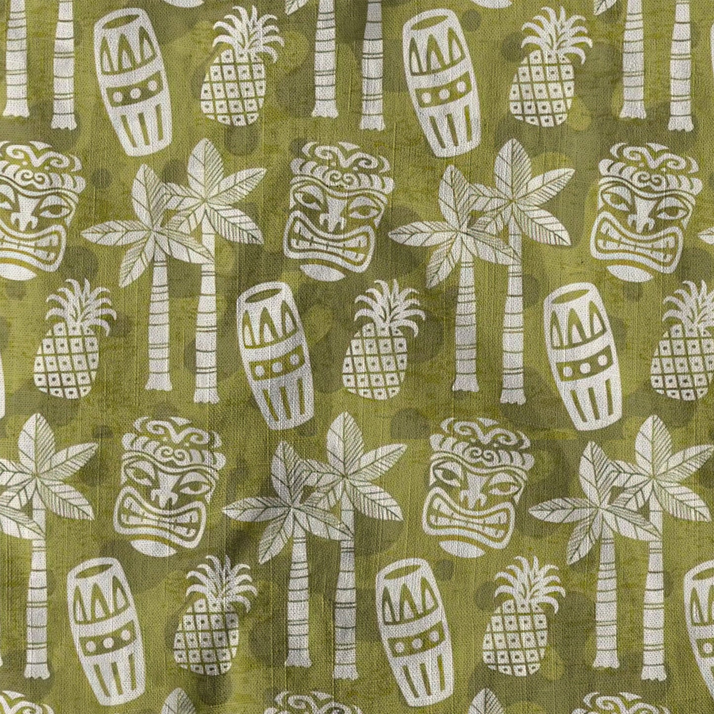 Retro Mid Century Modern Tiki Pattern Hawaii Shirt