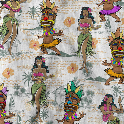 Tiki Hula Dancing Hawaii Shirt