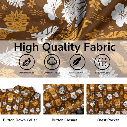 Hawaiian Tiki Pattern Hawaii Shirt