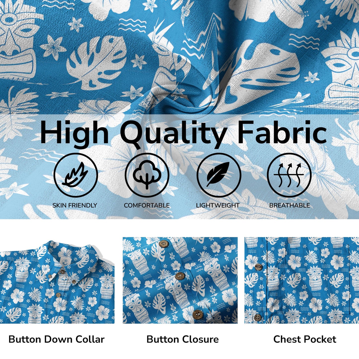 Hawaiian Tiki Pattern Hawaii Shirt