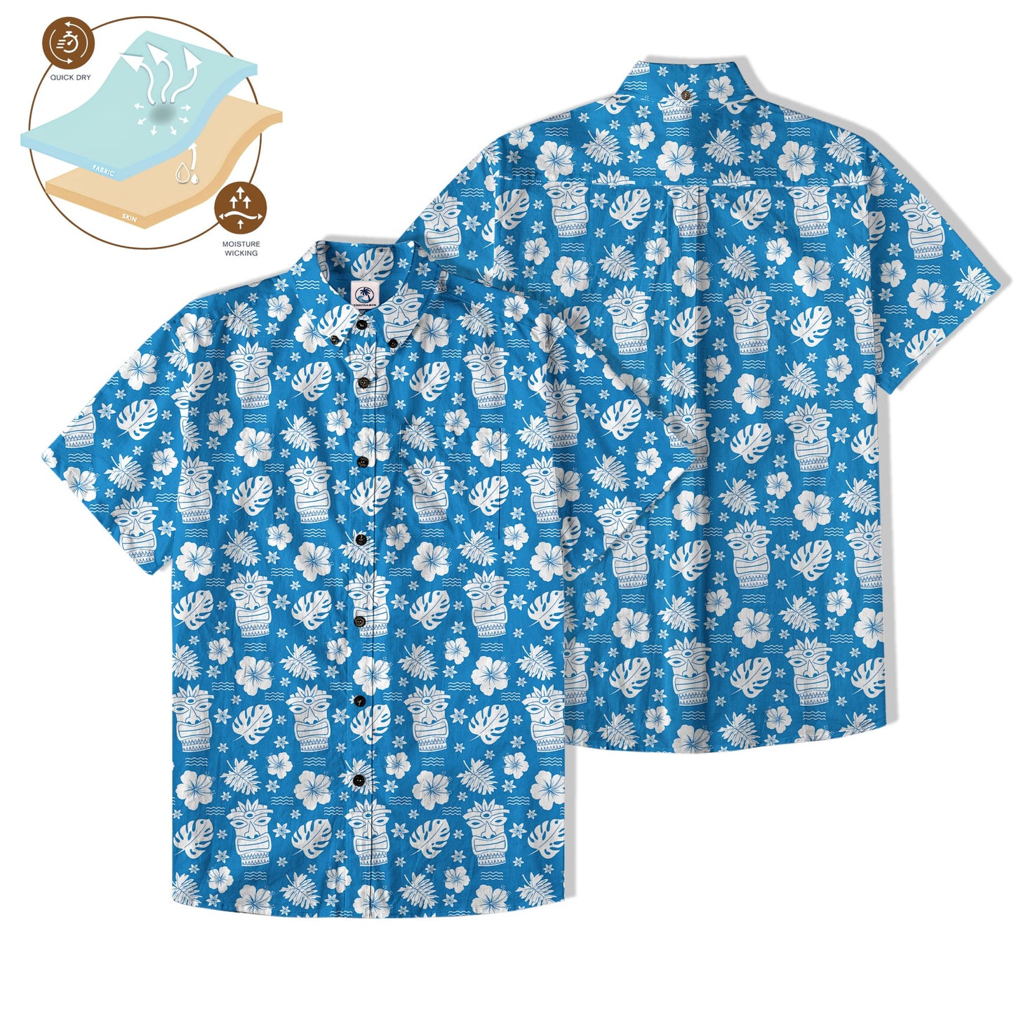 Hawaiian Tiki Pattern Hawaii Shirt