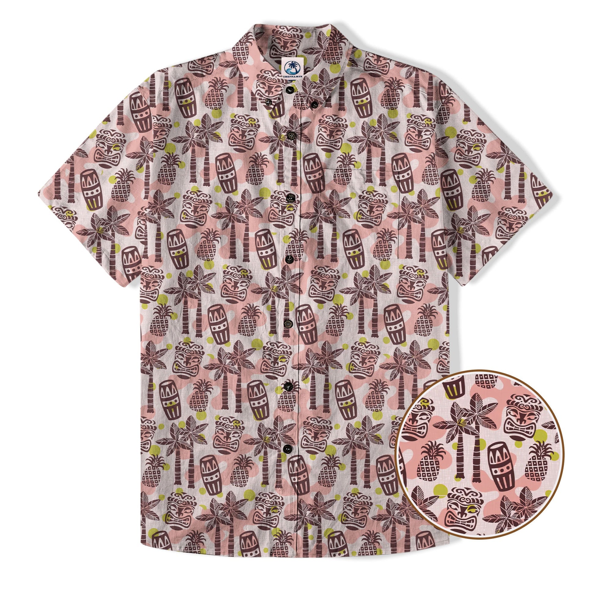 Retro Mid Century Modern Tiki Hawaii Shirt